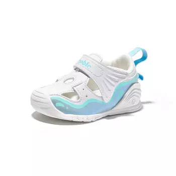 Обувь для малышей, кроссовки Ginoble, цвет White/blue/light green