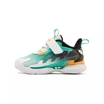 Обувь для малышей, кроссовки Qiaodan, белый/зеленый