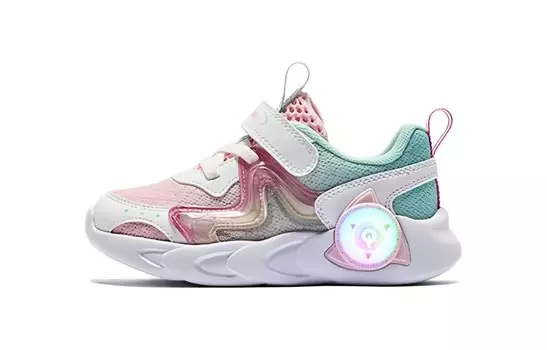 Обувь для малышей, кроссовки Qiaodan, цвет Morning Powder / White