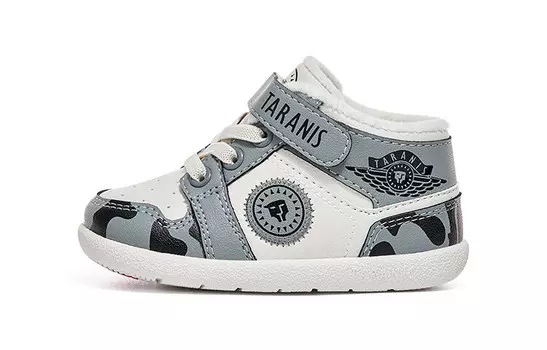Обувь для малышей, кроссовки Taranis, цвет White Gray Black