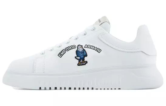 Обувь для образа жизни Мужская низкая белая Emporio Armani
