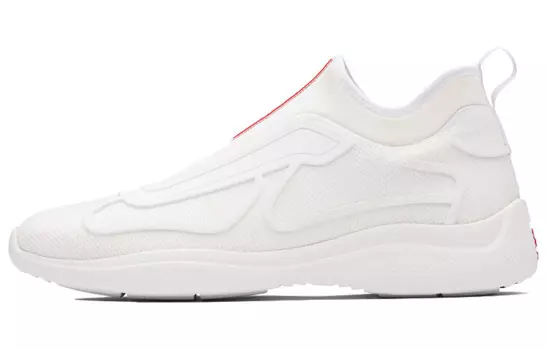 Обувь для образа жизни Мужская низкая белая Prada