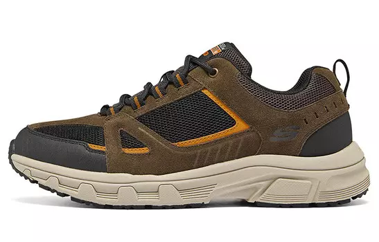 Обувь для образа жизни Мужская низкая коричневая/черная Skechers