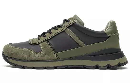 Обувь для образа жизни Мужская низкая Оливковая Clarks