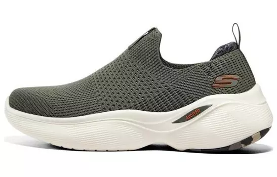 Обувь для образа жизни Мужская низкая зеленая Skechers