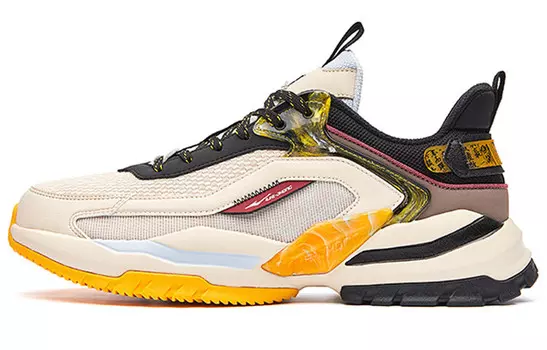 Обувь для образа жизни Мужская с низким верхом Теплый лен / Положительный черный Erke