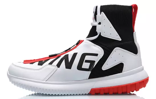 Обувь для образа жизни Мужская с высоким берцем, черного/белого цвета Lining