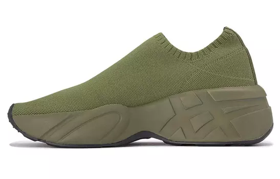 Обувь для образа жизни унисекс с низким верхом зеленая Onitsuka Tiger