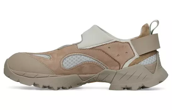 Обувь для образа жизни унисекс с низким верхом серо-коричневого цвета Roa