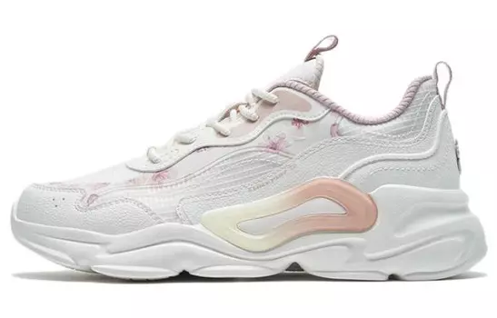 Обувь для образа жизни, женская, низкая, белая/розовая Xtep