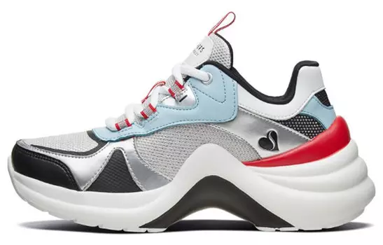 Обувь для образа жизни, женская, низкая, белая/красная Skechers