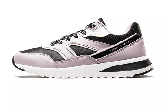 Обувь для образа жизни Женская низкая черная розовая Xtep