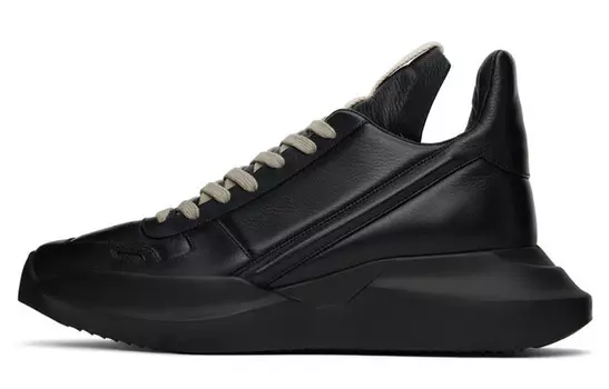 Обувь для образа жизни Женская низкая черная Rick Owens