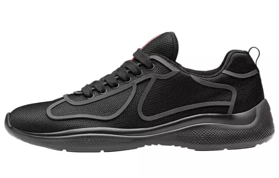 Обувь для образа жизни Женская низкая черная Prada