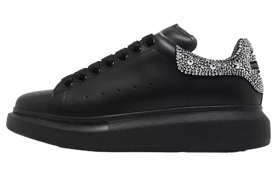 Обувь для образа жизни Женская низкая черная Alexander Mcqueen
