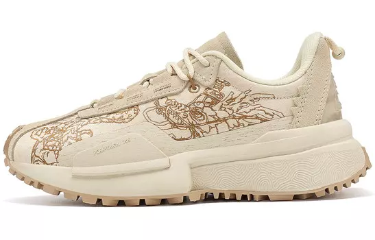 Обувь для образа жизни женская низкая коричневая Peak