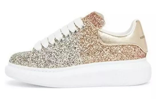 Обувь для образа жизни Женская низкая золотая Alexander Mcqueen