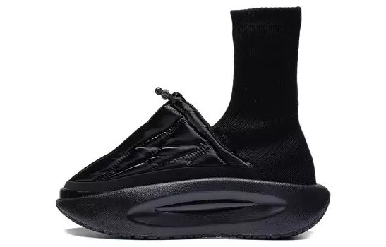 Обувь для образа жизни женская с высоким берцем черного цвета Lining