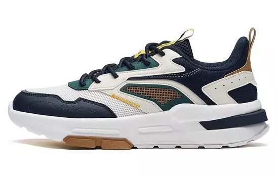 Обувь для повседневной носки, мужская, низкая, белая/синяя/зеленая 361°