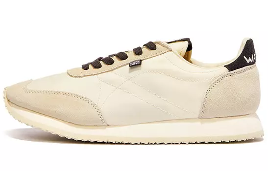 Обувь для повседневной носки унисекс с низким верхом цвета «кремовый»/черно-серый Norman Walsh