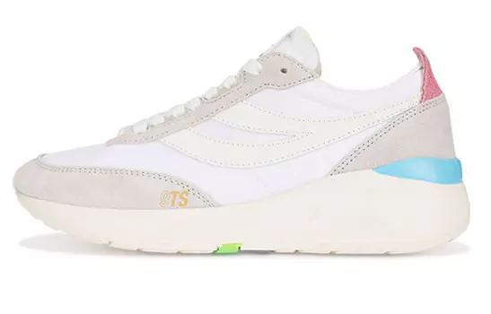 Обувь для повседневной носки унисекс с низким верхом белого цвета Superga