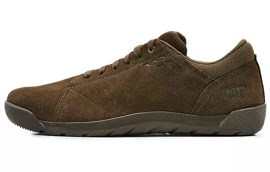 Обувь для повседневной носки унисекс с низким верхом бордового цвета Cat