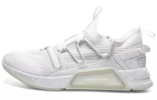 Обувь для повседневной носки унисекс с низким верхом белого цвета Peak