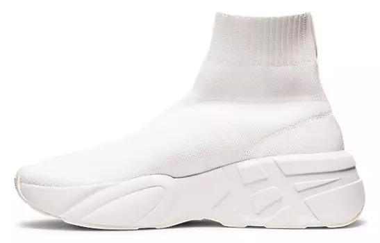 Обувь для повседневной носки унисекс с высоким берцем белого цвета Onitsuka Tiger