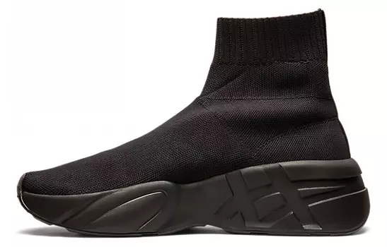 Обувь для повседневной носки унисекс с высоким берцем черного цвета Onitsuka Tiger