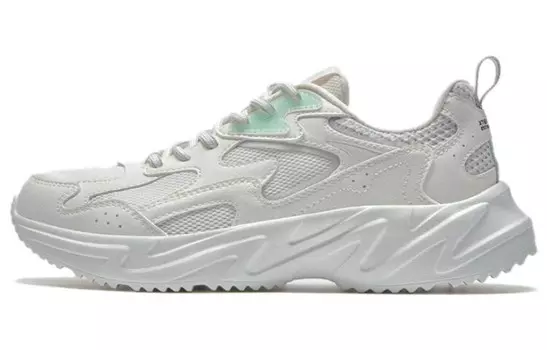 Обувь для повседневной носки Женская низкая белая/зеленая Xtep