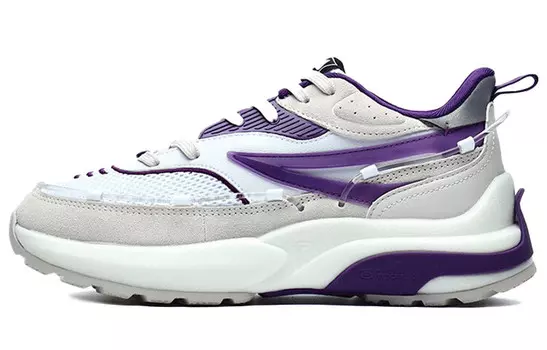 Обувь для повседневной носки Женская низкая Фиолетовая Fila Fusion