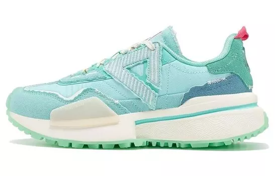 Обувь для повседневной носки Женская с низким верхом Зеленая Peak