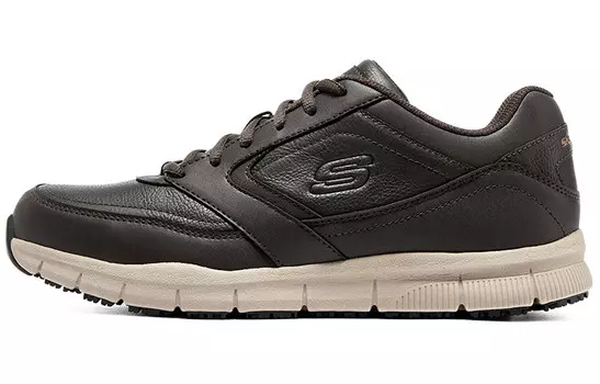 Обувь для работы и образа жизни Мужская низкая коричневая Skechers