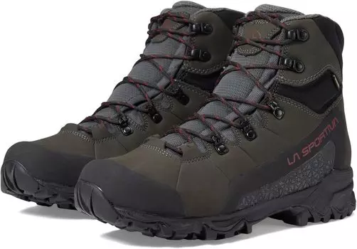 Обувь для скалолазания Nucleo High II GTX La Sportiva, цвет Carbon Chili White