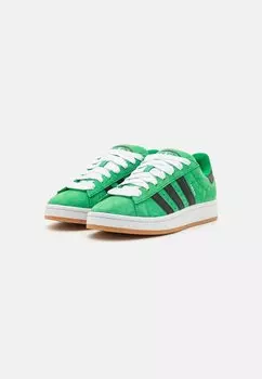 Обувь для скейтборда Campus 00S adidas Originals, зеленый/черный/белая обувь