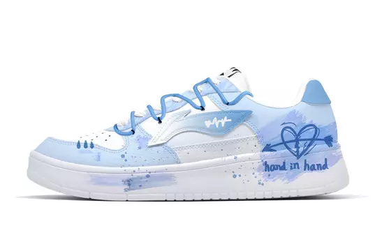 Обувь для скейтборда Pontoon Boats Men Low-Top, мужские кроссовки, Blue Lining