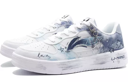 Обувь для скейтборда Pontoon Boats Men Low-Top, мужские кроссовки, White Lining