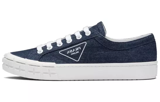 Обувь для скейтбординга Cassetta Wheel, мужская, низкая, синяя Prada