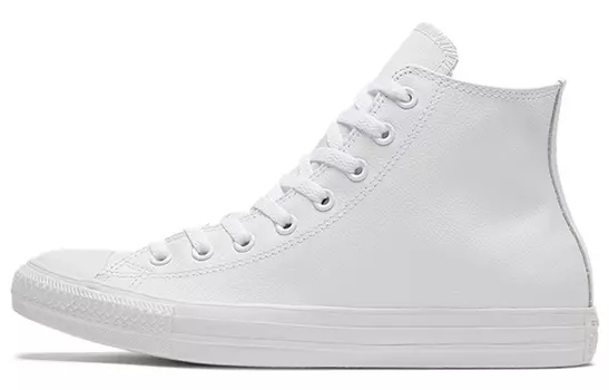 Кроссовки Converse Chuck Taylor All Star Leather Hi White Monochrome