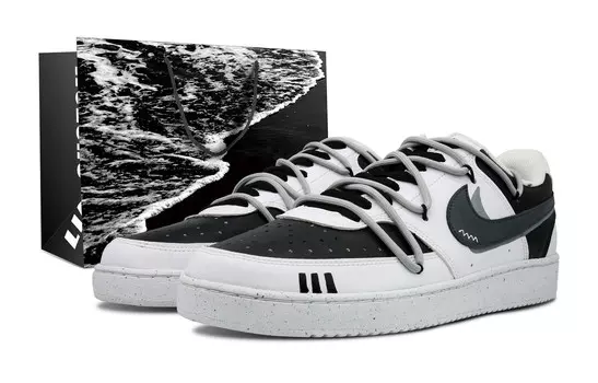 Обувь для скейтбординга Court Vision 1 Мужская низкая белая Nike