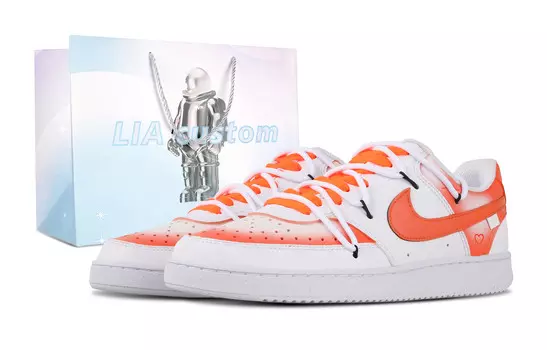 Обувь для скейтбординга Court Vision 1 Мужская низкая белая Nike