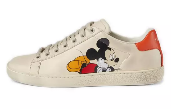 Кроссовки женские Gucci Ace x Disney, белый