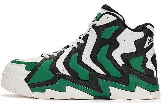 Обувь для скейтбординга Kappa унисекс, Korean white / black / cedar green - 012