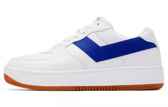 Обувь для скейтбординга Lighting унисекс с низким верхом синего/белого цвета Pony