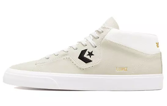 Обувь для скейтбординга Louie Lopez, унисекс, средняя высота, кремово-белая Converse