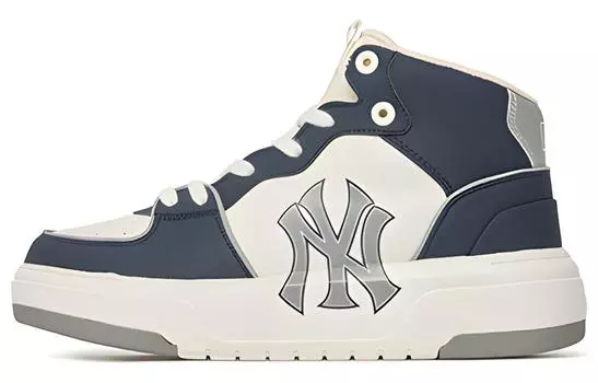 Кроссовки MLB Chunky Liner Skateboard Shoes Unisex High-Top Dark Marine Blue