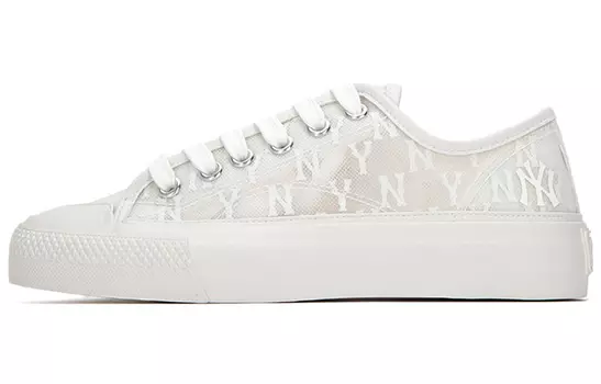 Кроссовки MLB Playball Skateboard Shoes Unisex Low-Top Ivory White