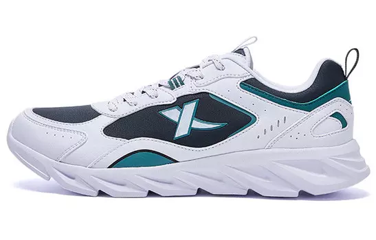 Обувь для скейтбординга Мужская низкая белая/черная/зеленая Xtep