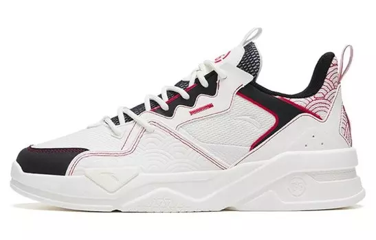 Обувь для скейтбординга Мужская низкая белая/черная Anta