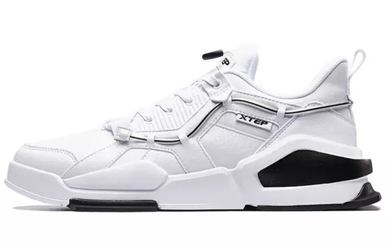 Обувь для скейтбординга Мужская низкая белая/черная Xtep